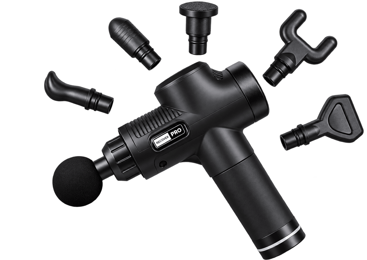 Recover Pro device with all six attachment heads arranged around it